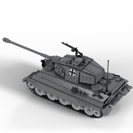 Ausf. B King Tiger Heavy Tank Klemmbausteine - LesDiy - Klemmbausteine