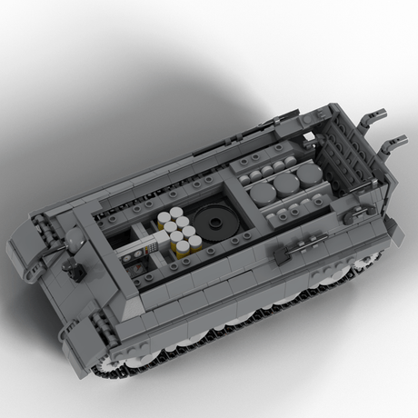 Ausf. B King Tiger Heavy Tank Klemmbausteine - LesDiy - Klemmbausteine