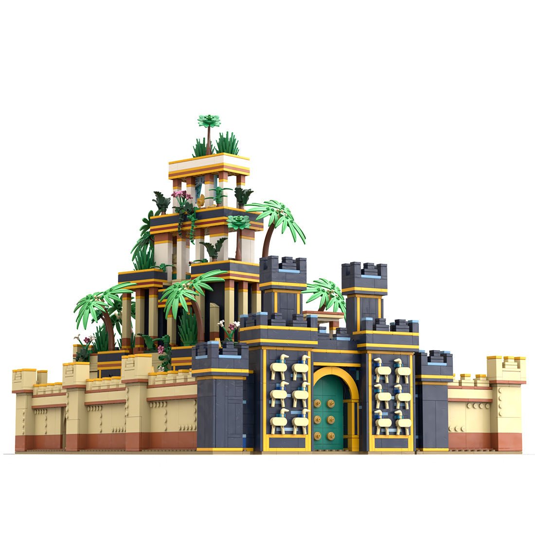 Babylonian Palace Klemmbausteine - LesDiy - Klemmbausteine