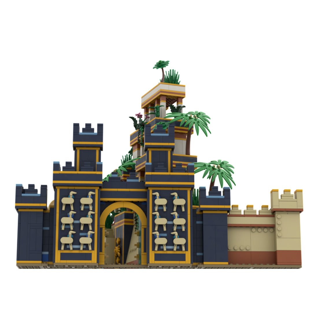 Babylonian Palace Klemmbausteine - LesDiy - Klemmbausteine