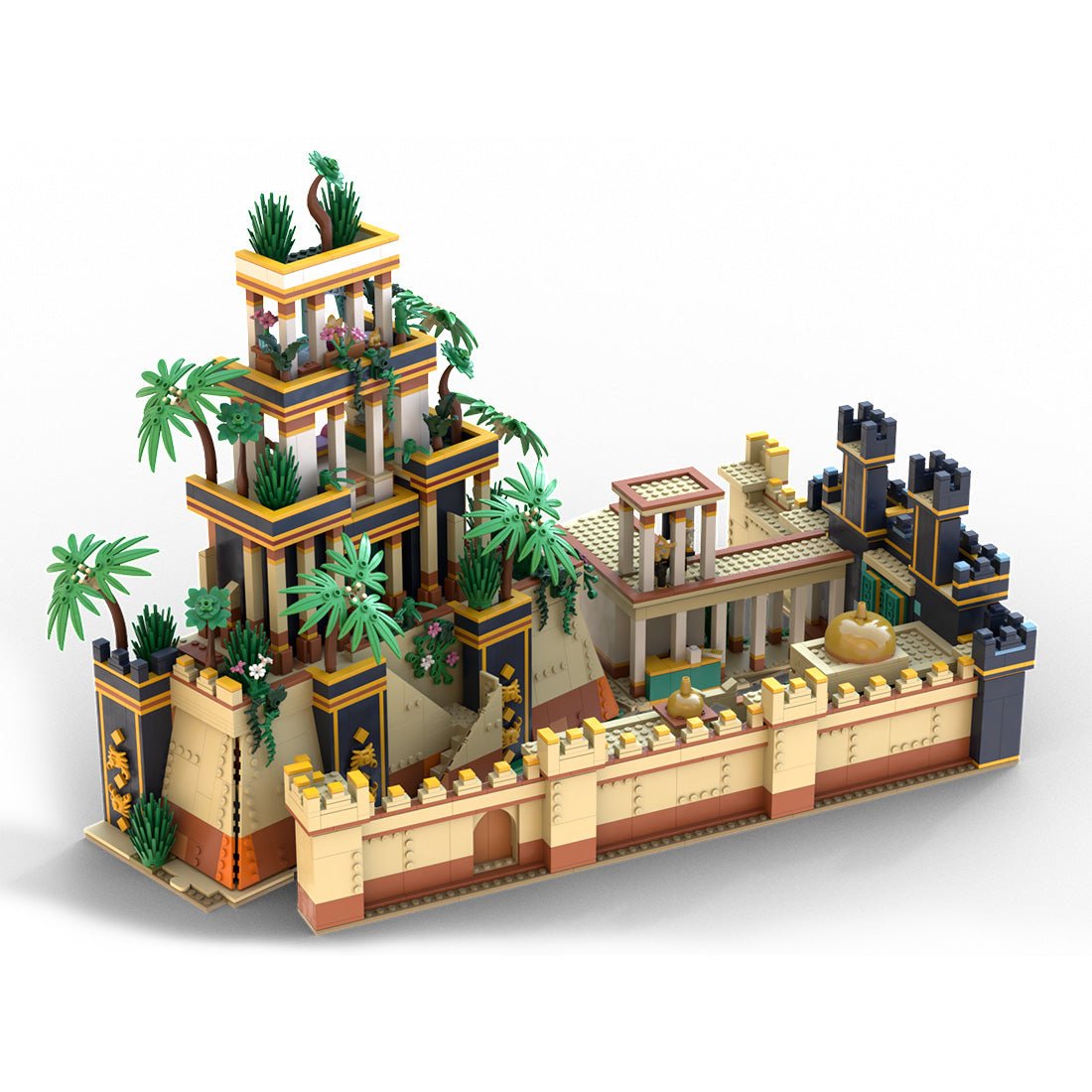 Babylonian Palace Klemmbausteine - LesDiy - Klemmbausteine