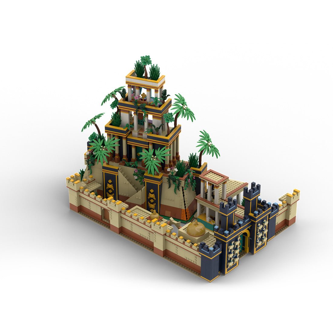 Babylonian Palace Klemmbausteine - LesDiy - Klemmbausteine