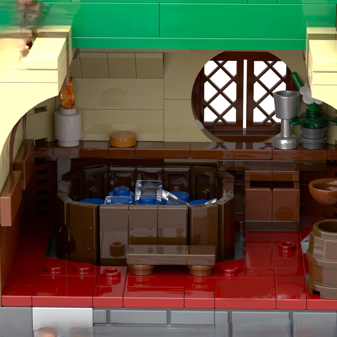 Bag End Section 3 _Guest Room Klemmbausteine - LesDiy - Klemmbausteine