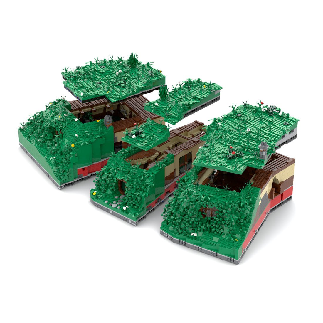 Bag End The Second Section Modular Klemmbausteine - LesDiy - Klemmbausteine