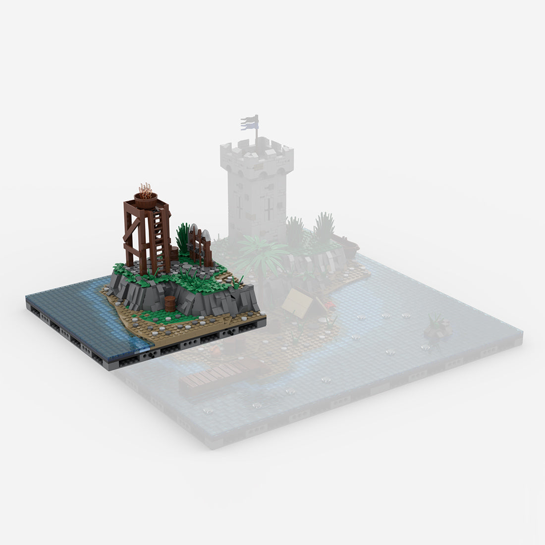 Medieval Pirate Tower MA-001 Klemmbausteine