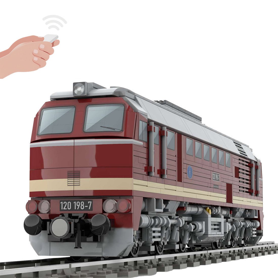 BR120 Taiga Trommel Klemmbausteine - LesDiy - Klemmbausteine