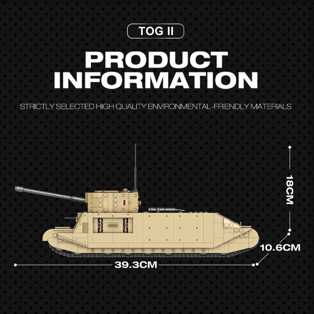 Britischer Militärpanzer im Maßstab 1/30 Klemmbausteine - LesDiyAAA