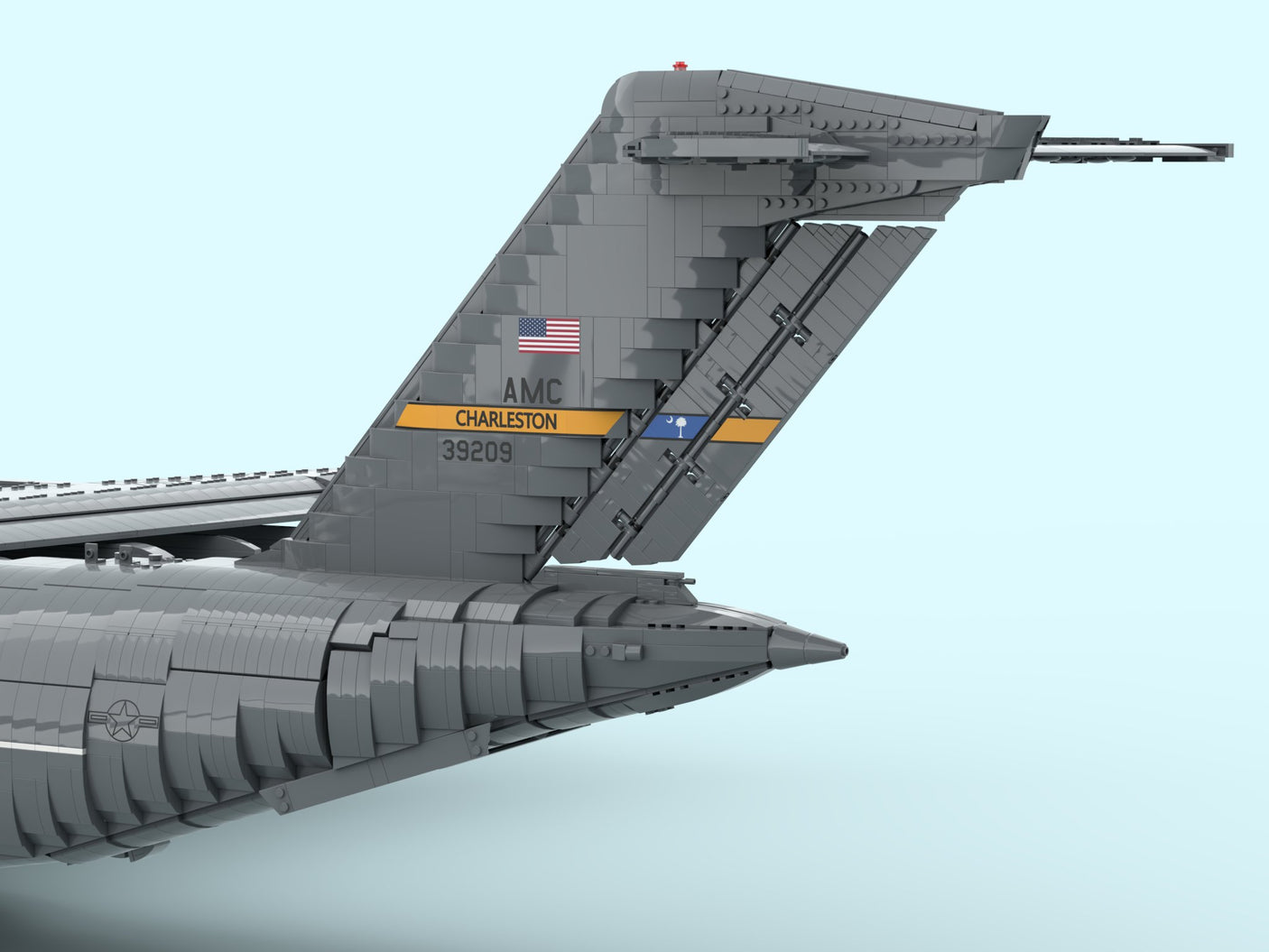 C - 17 Globemaster Transport Aircraft Military Klemmbausteine - LesDiy - Klemmbausteine