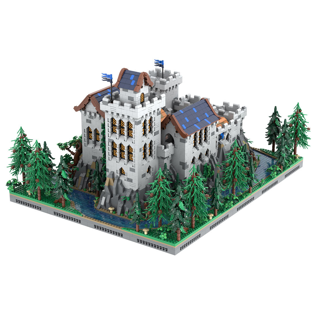 MOC-229261 Black Falcon’s Castle Klemmbausteine