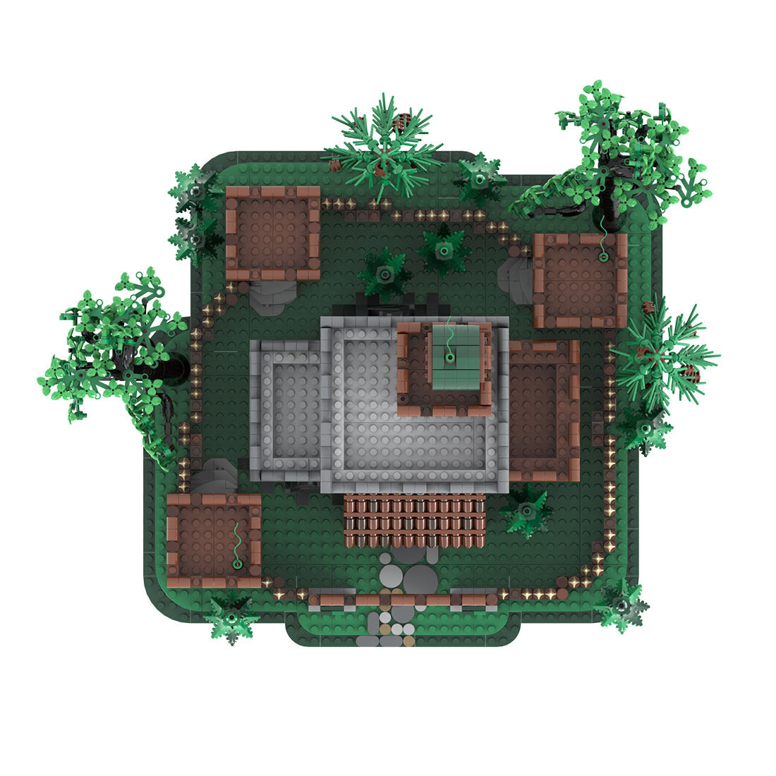 MOC-235461 Forestmen's castle Klemmbausteine