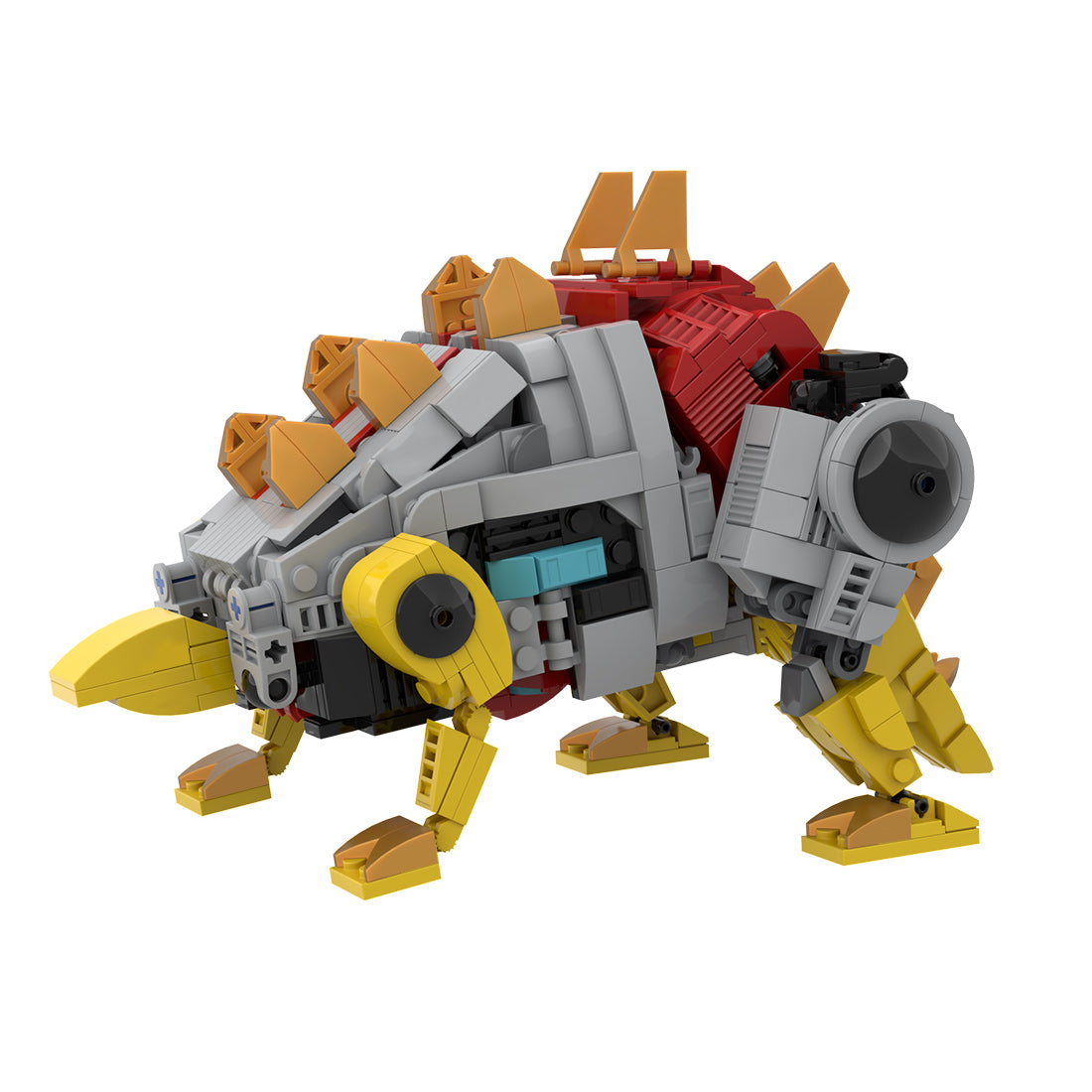 Dinobot Snarl Transformierender Stegosaurus Mecha Klemmbausteine