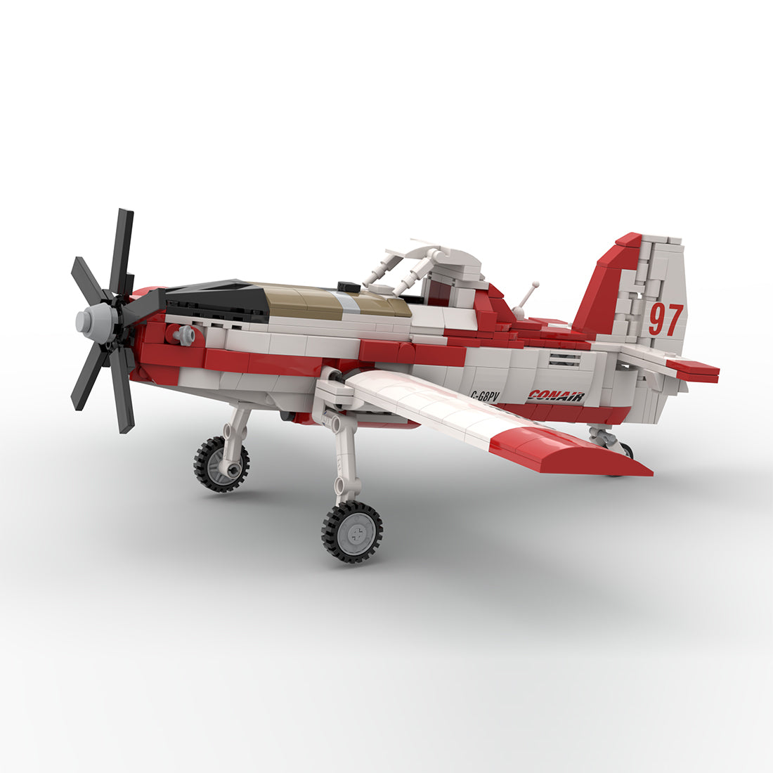 Amphibisches Löschflugzeug AT-802F Fire Boss (Tanker 83/97) Klemmbausteine