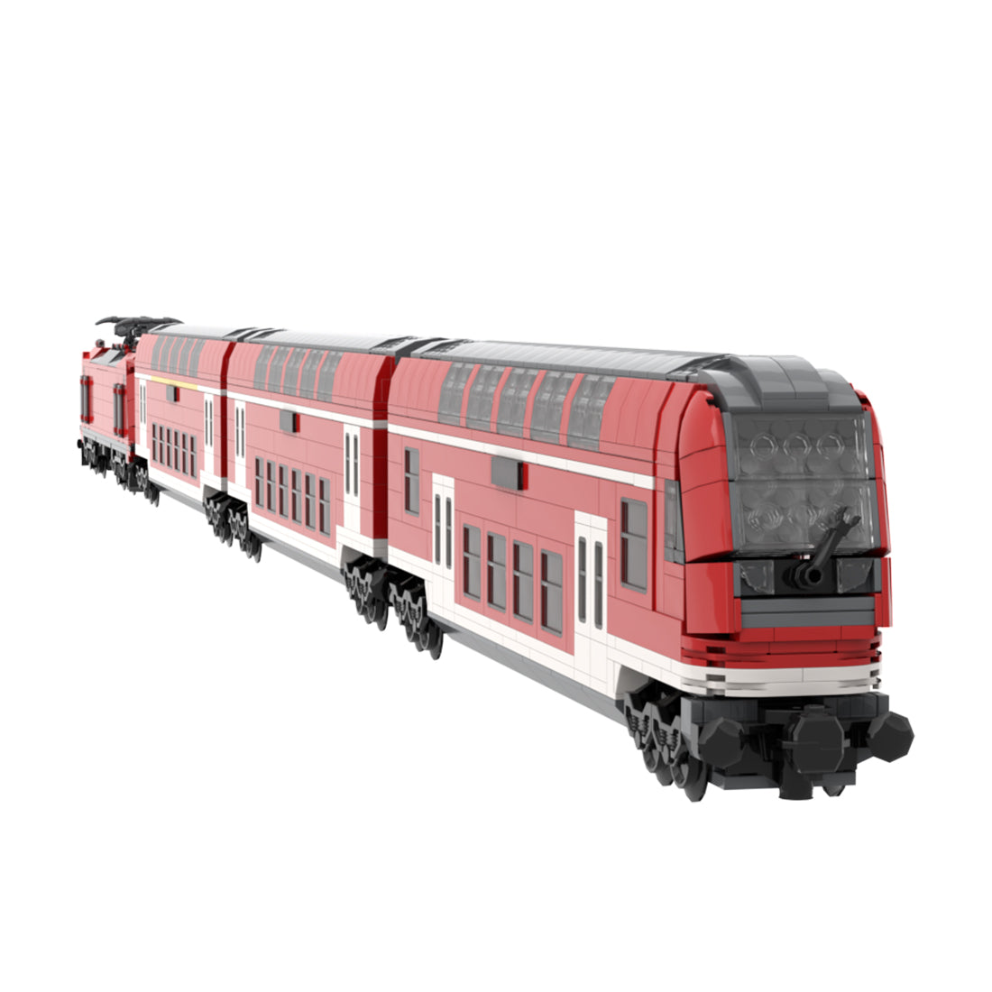 DB Doppeldecker-Steuerwagen Klemmbausteine