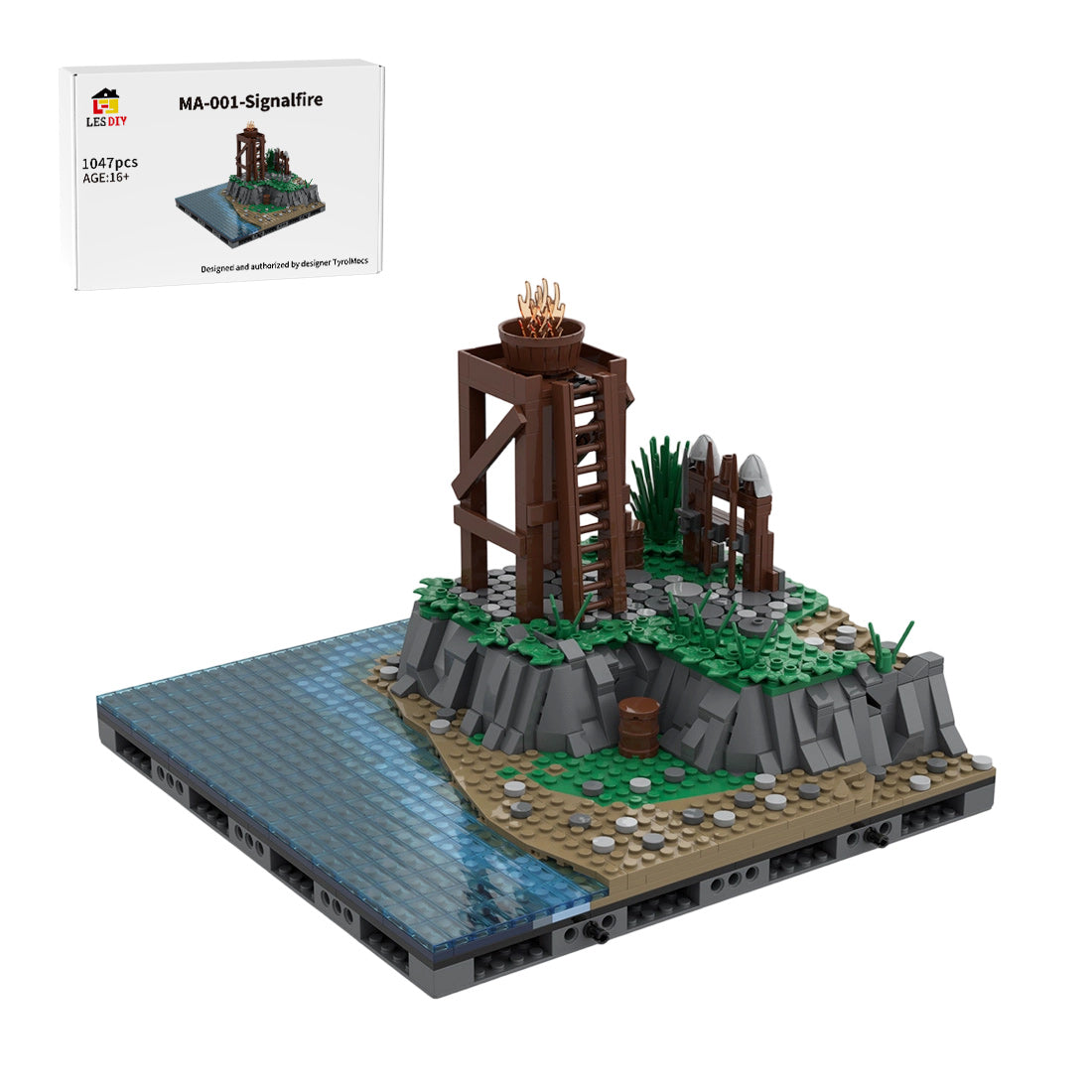 Medieval Pirate Tower MA-001 Klemmbausteine