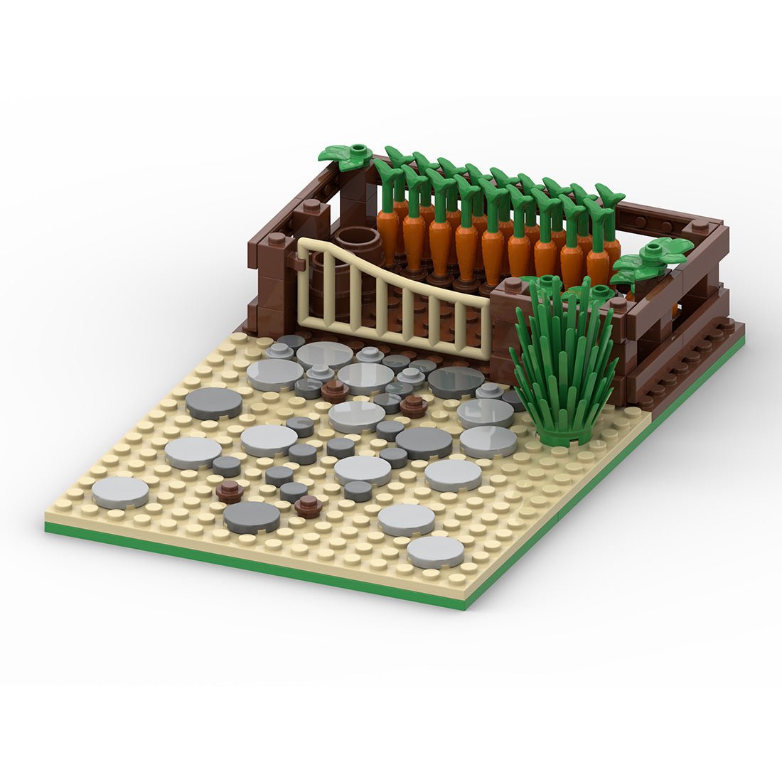 Countryside Rabbit with Garden Klemmbausteine - LesDiy - Klemmbausteine