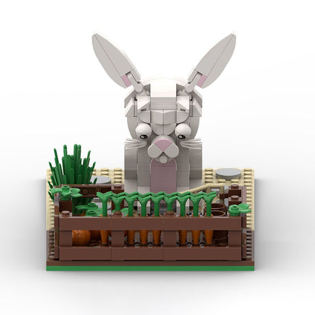Countryside Rabbit with Garden Klemmbausteine - LesDiy - Klemmbausteine