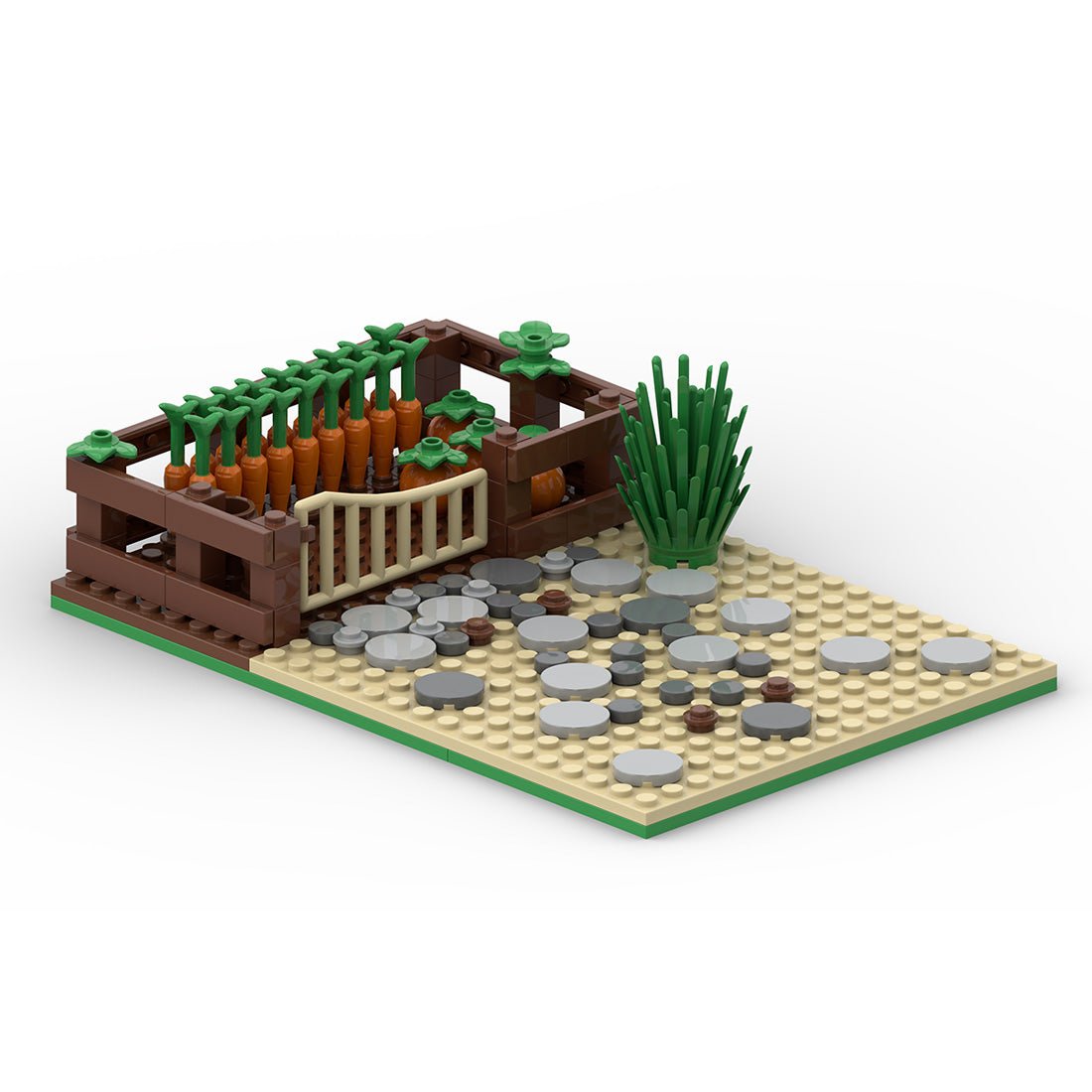 Countryside Rabbit with Garden Klemmbausteine - LesDiy - Klemmbausteine