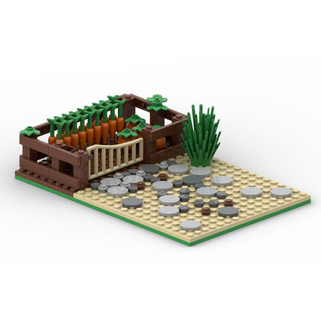 Countryside Rabbit with Garden Klemmbausteine - LesDiy - Klemmbausteine