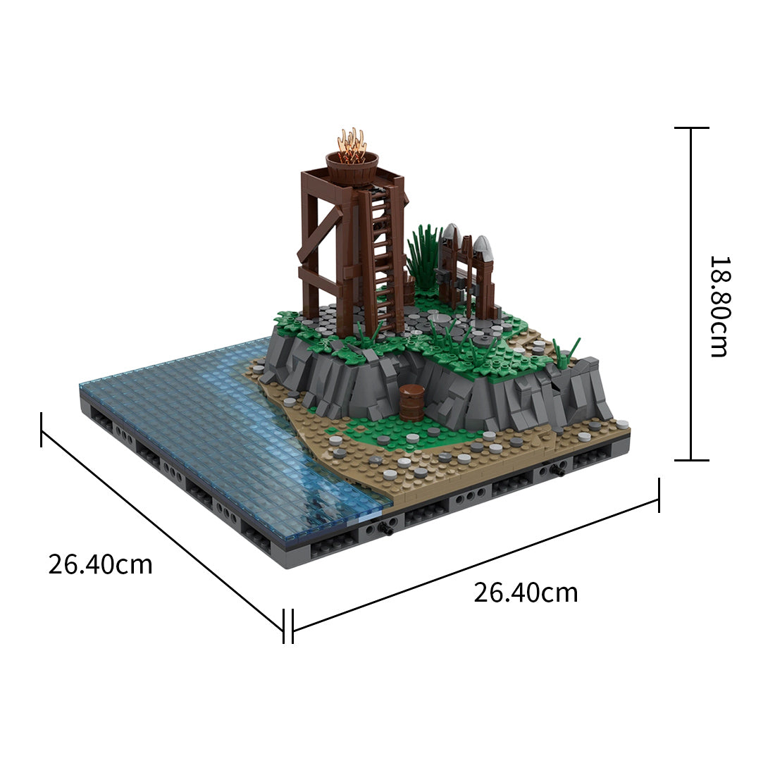 Medieval Pirate Tower MA-001 Klemmbausteine