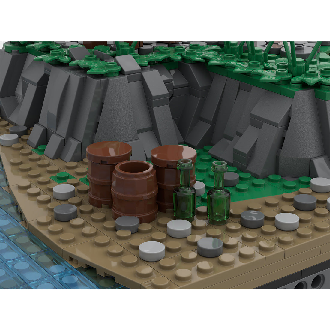 Medieval Pirate Tower PA-001 Klemmbausteine