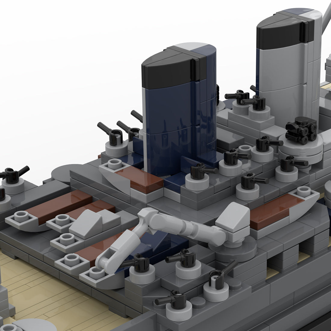 Renown-Klasse Schlachtkreuzer Militärschiff-Modell klemmbausteine