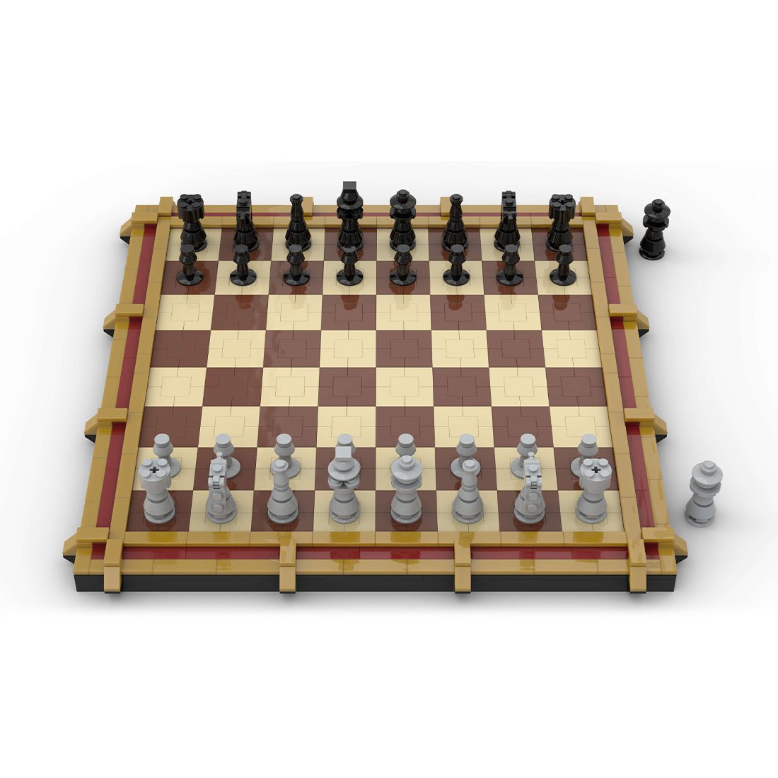 Deluxe - Schach Klemmbausteine - LesDiyLesDiy