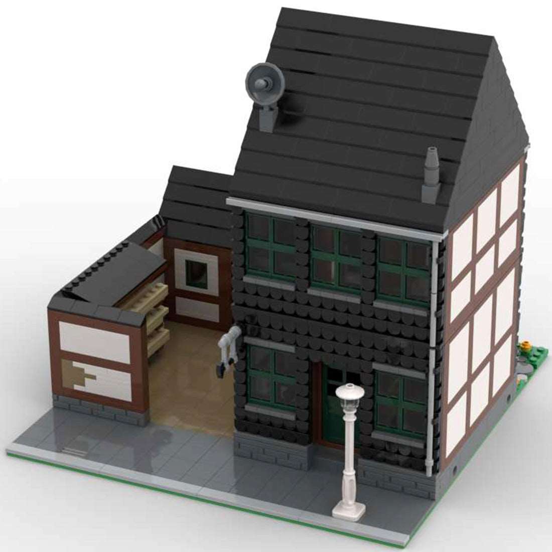 Deutsches altes Fachwerkhaus Klemmbausteine - LesDiyproduct_type##