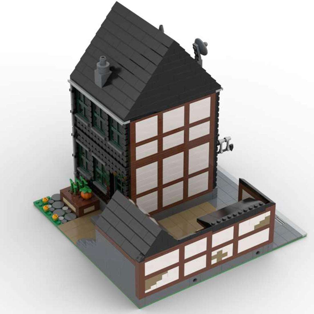 Deutsches altes Fachwerkhaus Klemmbausteine - LesDiyproduct_type##