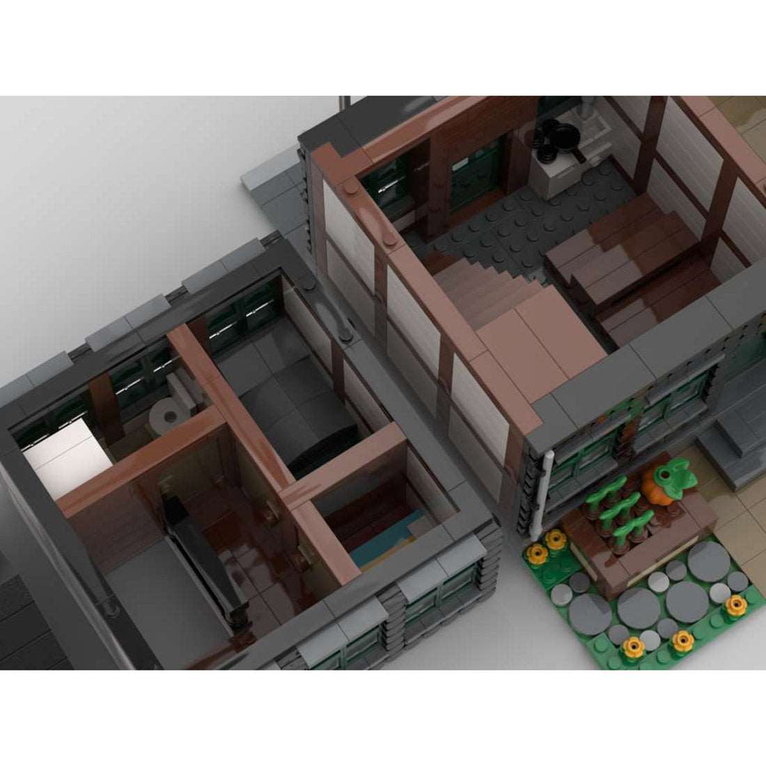 Deutsches altes Fachwerkhaus Klemmbausteine - LesDiyproduct_type##