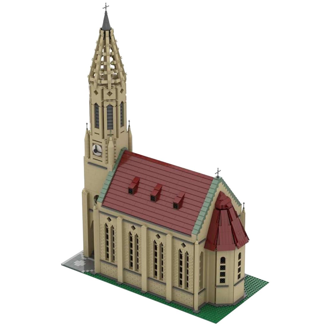 Die Berger Kirche Klemmbausteine - LesDiyproduct_type##