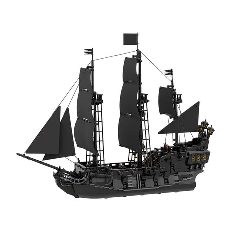 Die schwarze Perle aus Fluch der Karibik(mit Segeln)Klemmbausteine - LesDiyproduct_type##