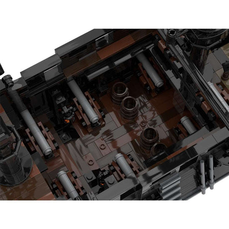 Die schwarze Perle aus Fluch der Karibik(mit Segeln)Klemmbausteine - LesDiyproduct_type##