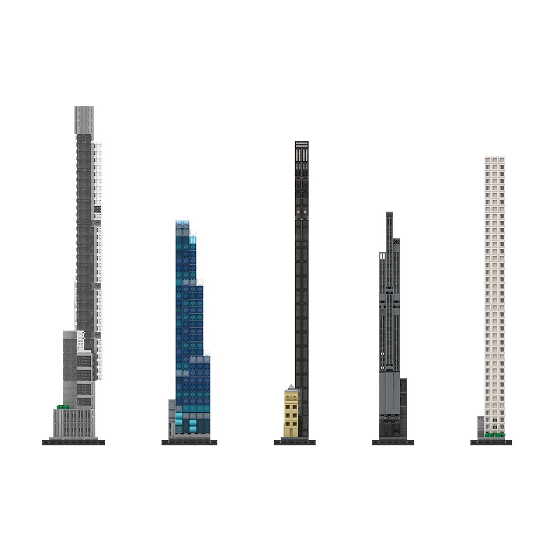 Die Supertalls der Milliardäre Manhattan Skyline Klemmbausteine - LesDiyproduct_type##