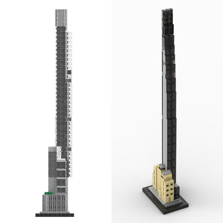Die Supertalls der Milliardäre Manhattan Skyline Klemmbausteine - LesDiyproduct_type##