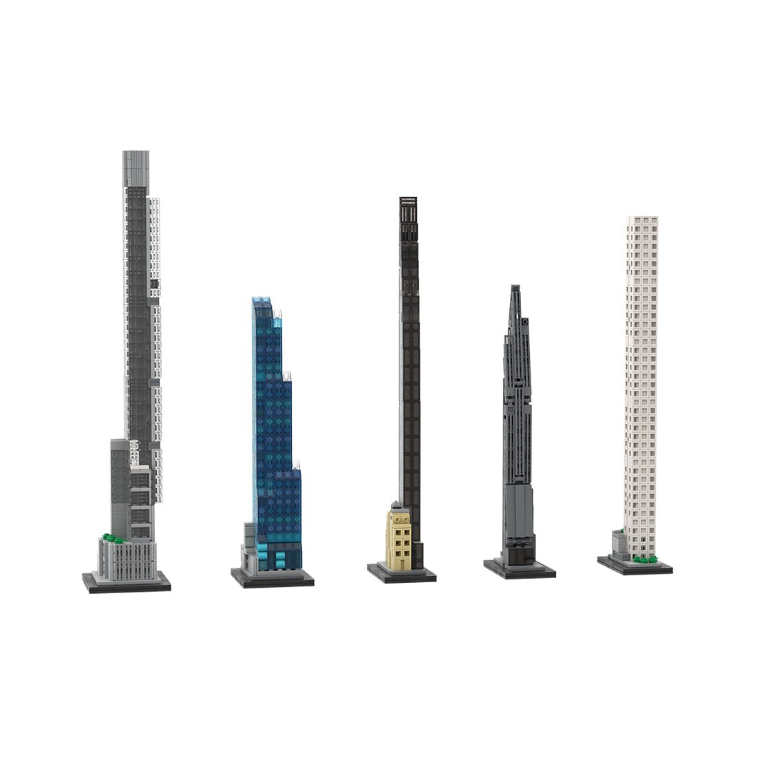 Die Supertalls der Milliardäre Manhattan Skyline Klemmbausteine - LesDiyproduct_type##