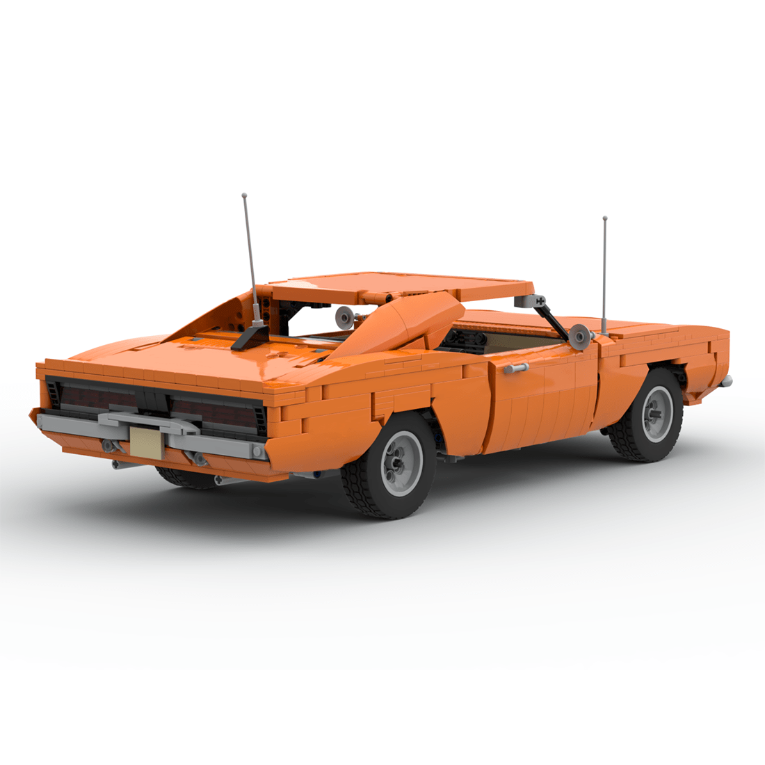 Dodge Charger General Lee Klemmbausteine - LesDiy - Klemmbausteine