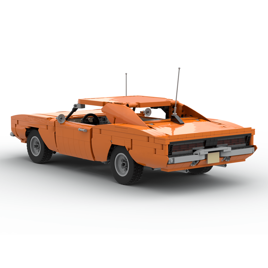Dodge Charger General Lee Klemmbausteine - LesDiy - Klemmbausteine