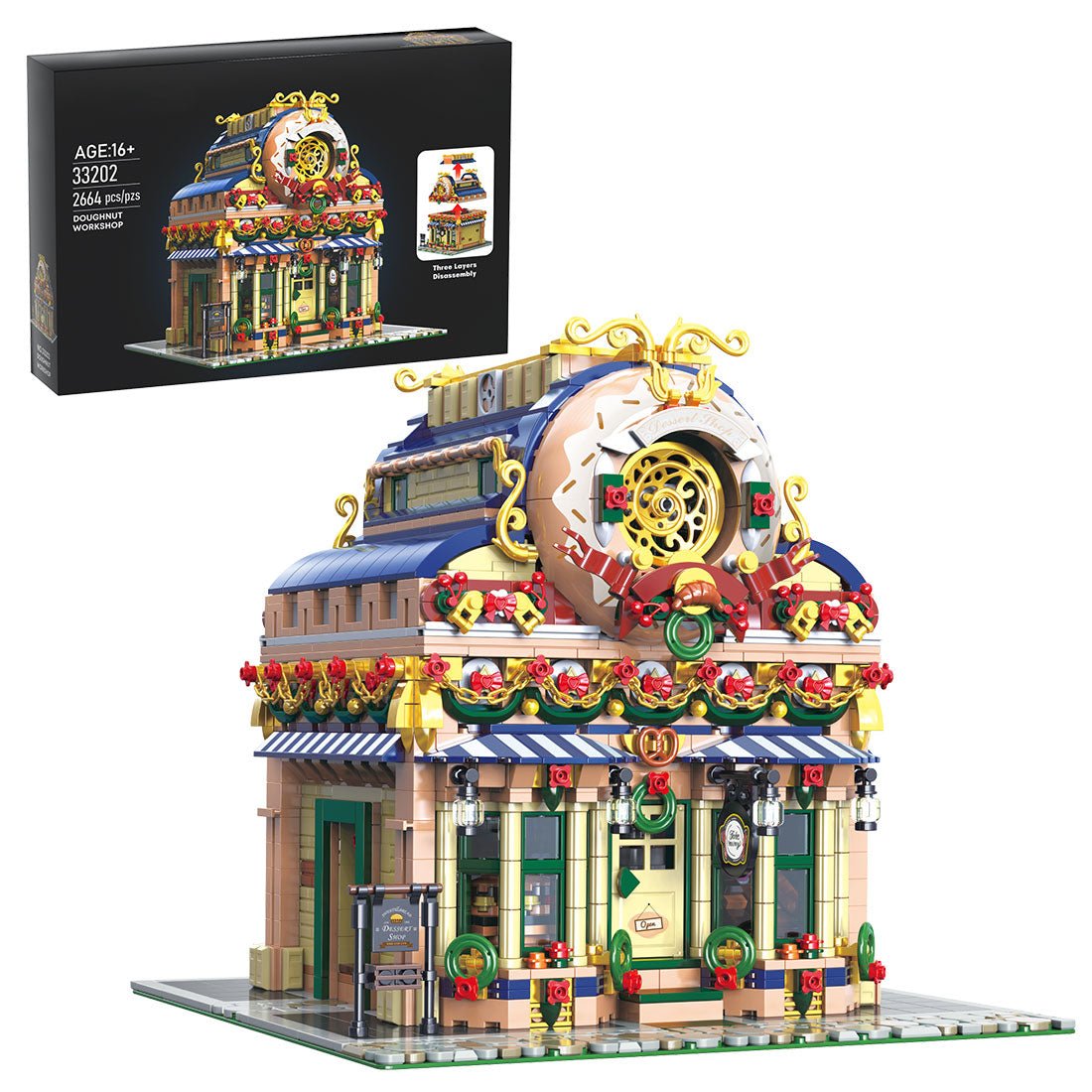 Donut - Dessert - Workshop Klemmbausteine - LesDiyproduct_type##