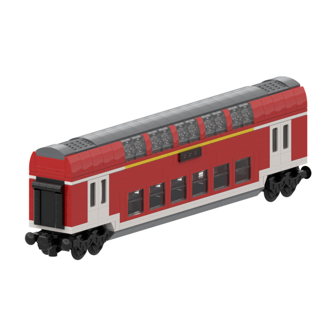 DB-Doppelstockwagen der ersten Klasse Klemmbausteine