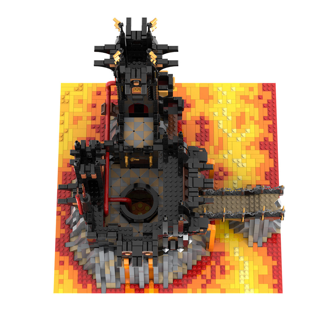 MOC-233488 Black Dragon's Fortress Klemmbausteine