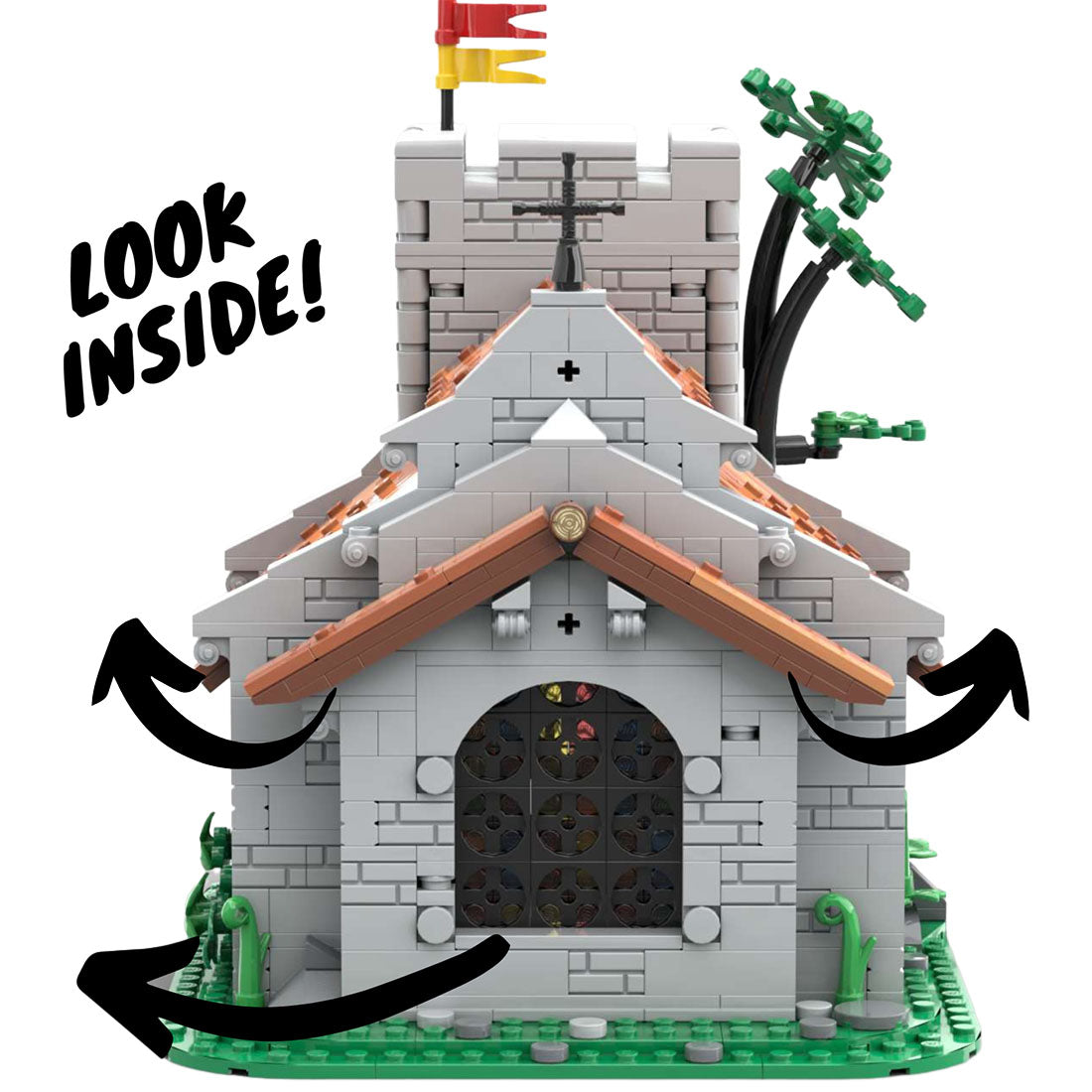 MOC-153931 Kirche der Löwenritter (passend zu 10305) Klemmbausteine