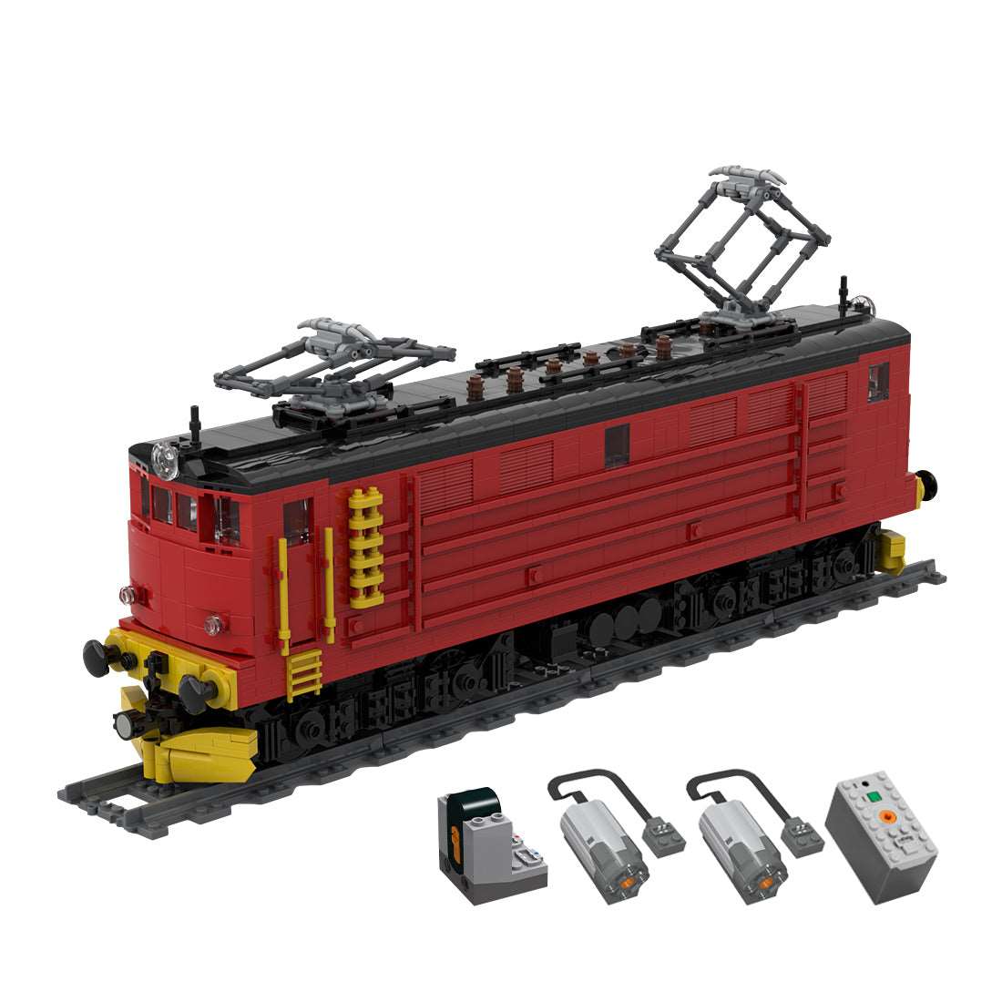 EL11 Bogie Electric Locomotive Train Kleembausteine - LesDiyproduct_type##