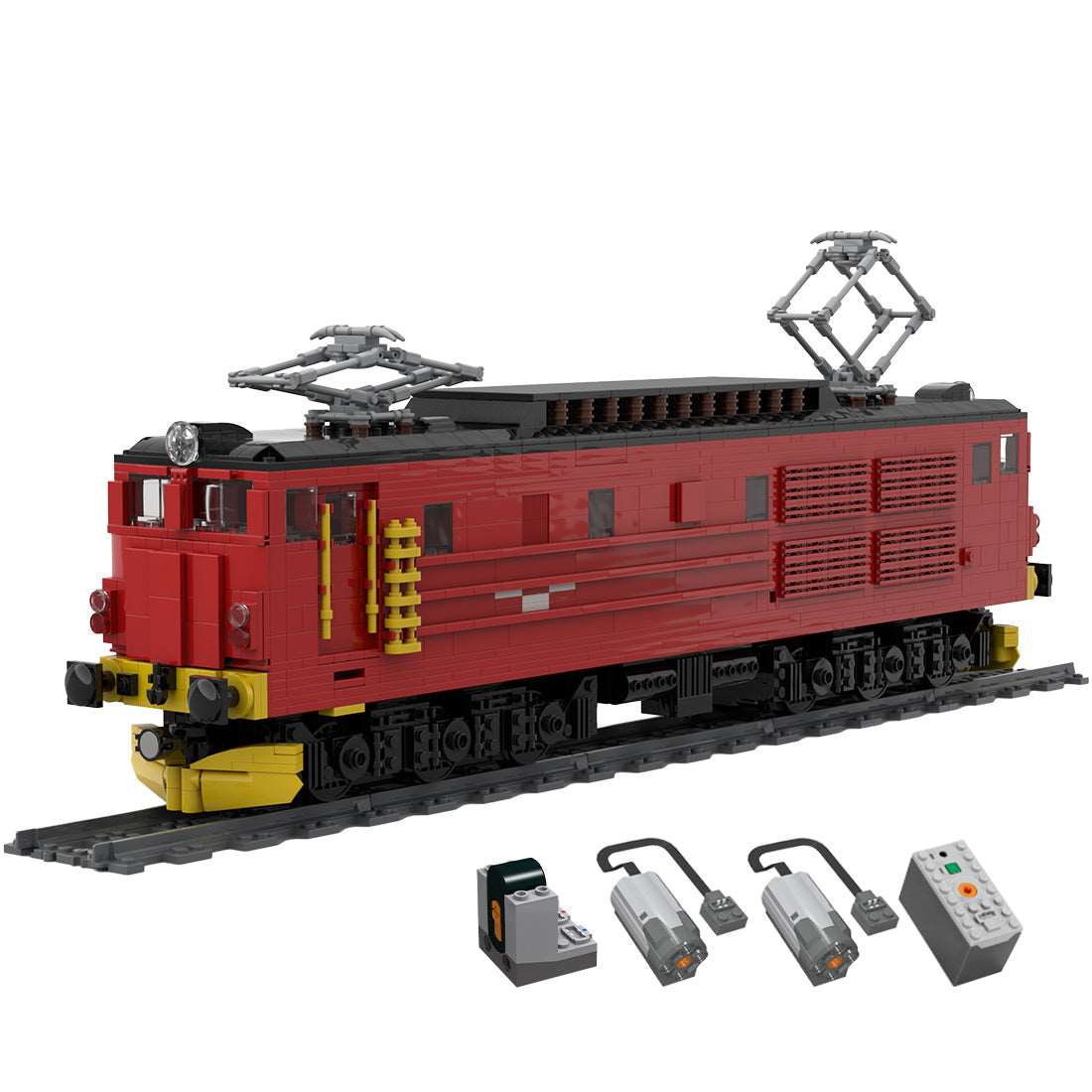 EL14 Cargo Electric Locomotive Train Kleembausteine - LesDiyproduct_type##