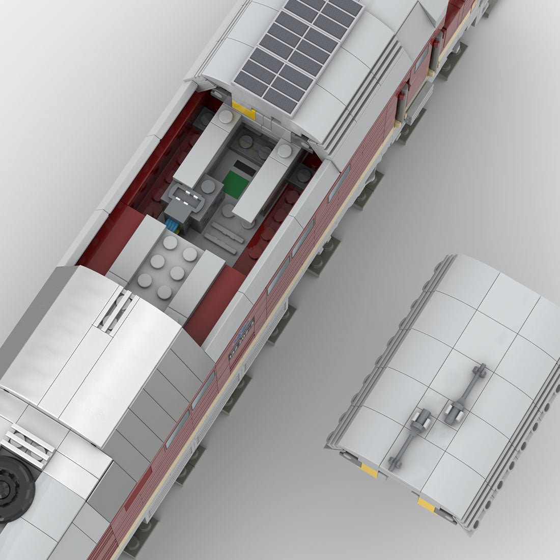 Electric Locomotive BR132 Klemmbausteine - LesDiy - Klemmbausteine