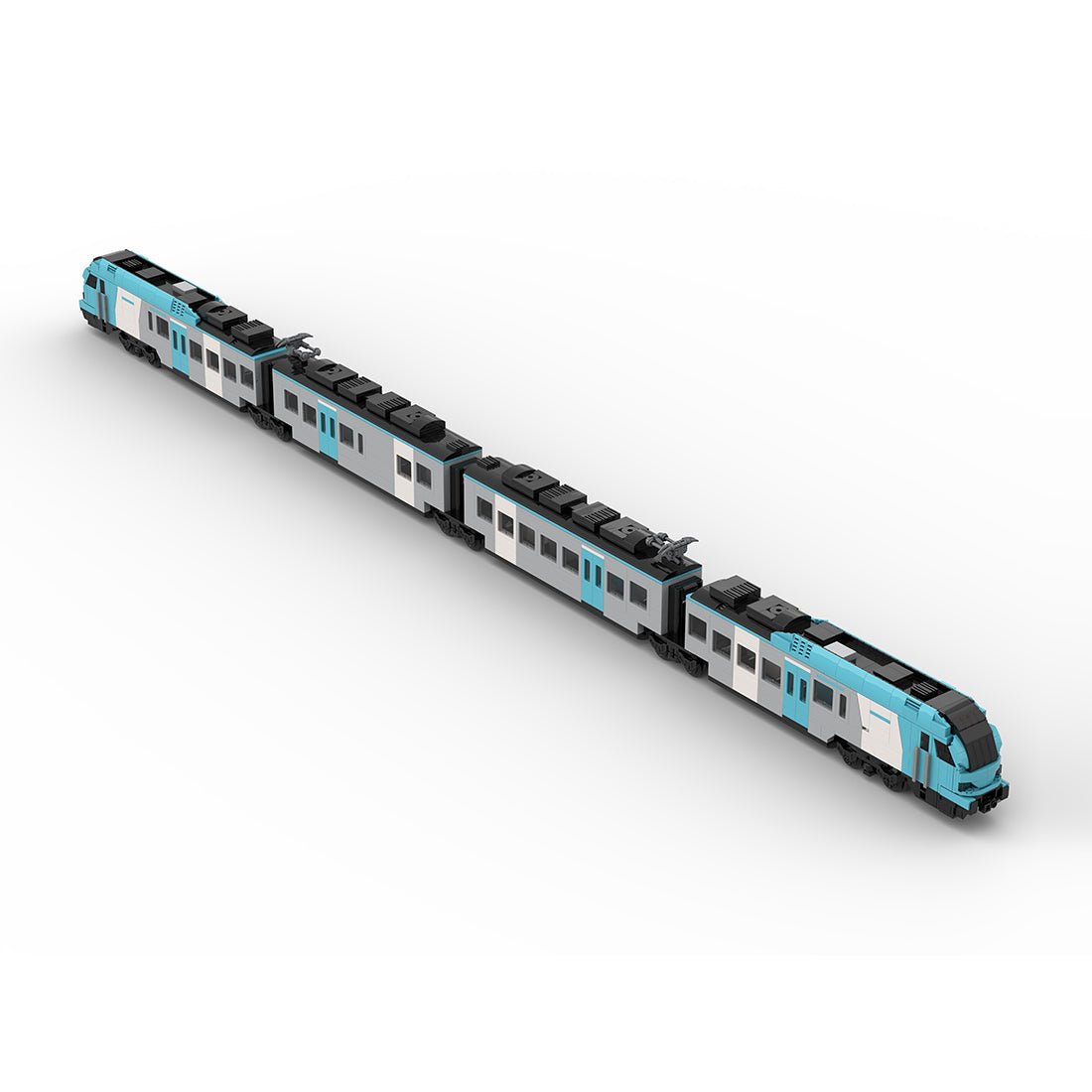 European High - Speed Train Klemmbausteine - LesDiy - Klemmbausteine