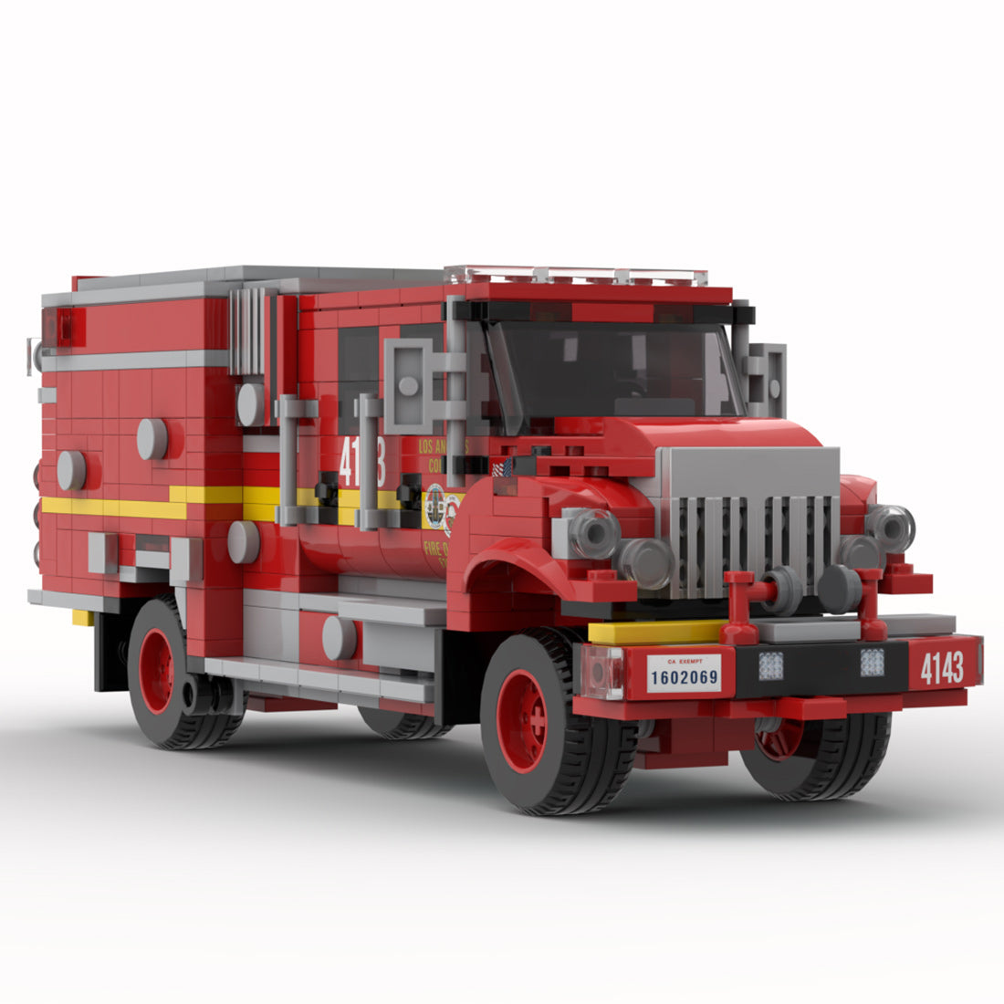 MOC-244154 2019 BME Intl. Type 3 Brush Engine Los Angeles County FD Klemmbausteine