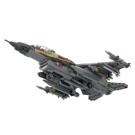 F16I Kampfjet Militär Klemmbausteine - LesDiyproduct_type##