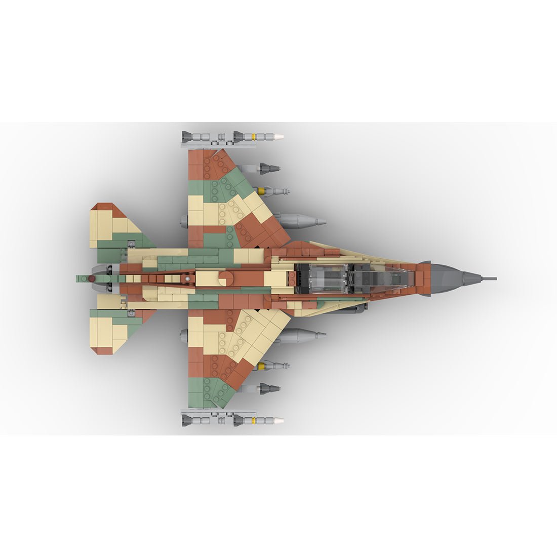 F16I Kampfjet Militär Klemmbausteine - LesDiyproduct_type##