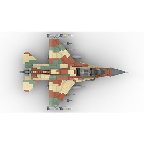 F16I Kampfjet Militär Klemmbausteine - LesDiyproduct_type##