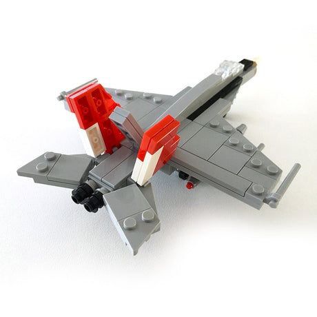 F/18 Red Devils Aircraft Military Klemmbausteine - LesDiy - Klemmbausteine